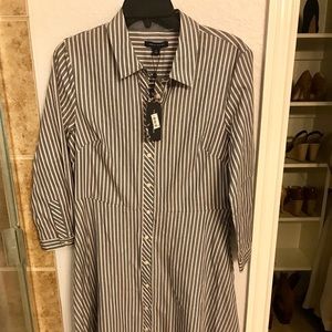 Tommy Hilfiger Striped blue and white dress